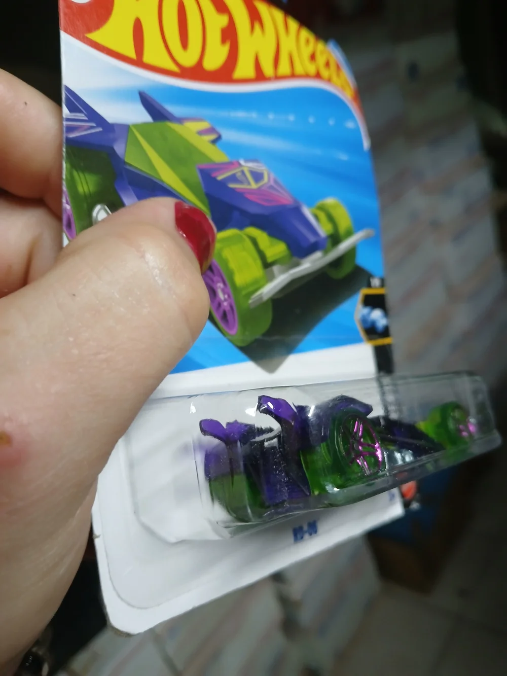 die-cast vehicle is the RD-06 in translucent purple from the 2026 X-Raycers seri
